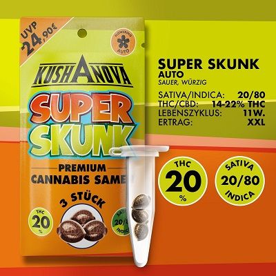 Kushanova Cannabissamen - Super Skunk
