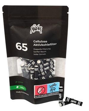 Kailar Cellulose Aktivkohle-Filter Slim ø 5,9mm, schwarz