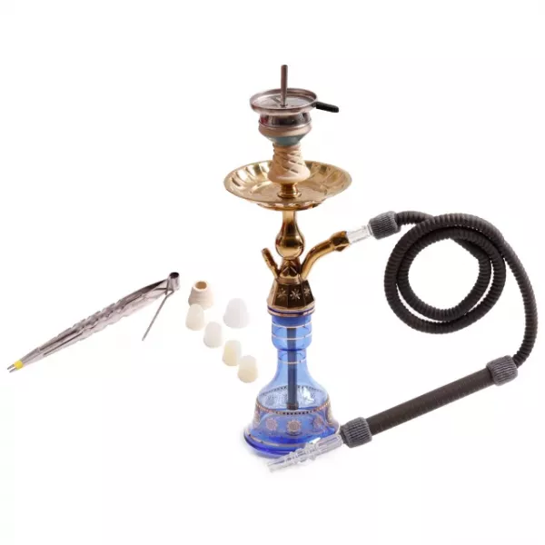 Luna Shisha Komplettset - Small Tradi (deep blue)