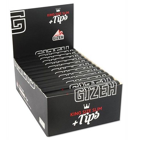 Gizeh King Size Slim Papier + Tips (Box)